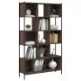 Libreria Rovere Marrone 102x28x172 cm in Legno Multistrato