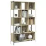 Libreria Rovere Sonoma 102x28x172 cm in Legno Multistrato