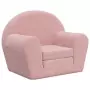 Divano Letto per Bambini Rosa in Morbido Peluche