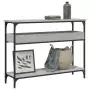 Tavolo Consolle Ripiano Grigio Sonoma 100x29x75cm Multistrato