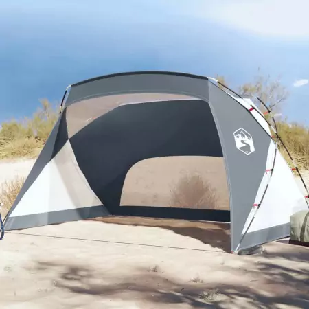 Tenda da Spiaggia Grigia 274x178x170/148 cm Taffetà 185T