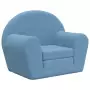 Divano Letto per Bambini Blu in Morbido Peluche