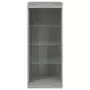 Credenza con Luci LED Grigio Sonoma 41x37x100 cm