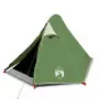 Tenda da Campeggio 2 Persone Verde 267x154x117 cm Taffetà 185T