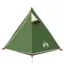 Tenda da Campeggio 2 Persone Verde 267x154x117 cm Taffetà 185T