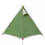 Tenda da Campeggio 2 Persone Verde 267x154x117 cm Taffetà 185T