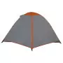 Tenda Campeggio 2Persone Grigia e Arancione 224x248x118 Taffetà