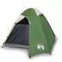 Tenda da Campeggio 2 Persone Verde 254x135x112 cm Taffetà 185T