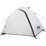 Tenda da Campeggio 4 Persone Bianca 267x272x145 cm Taffetà 185T