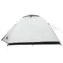 Tenda da Campeggio 4 Persone Bianca 267x272x145 cm Taffetà 185T