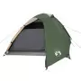 Tenda da Campeggio 2 Persone Verde 264x210x125 cm Taffetà 185T