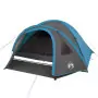 Tenda da Campeggio 4 Persone Blu 300x250x132 cm Taffetà 185T