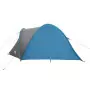 Tenda da Campeggio 4 Persone Blu 300x250x132 cm Taffetà 185T