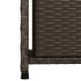 Armadietto Portaoggetti Giardino Marrone 50x55x115cm Polyrattan