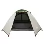 Tenda da Campeggio 2 Persone Verde 224x248x118 cm Taffetà 185T