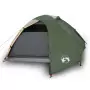 Tenda da Campeggio 4 Persone Verde 267x272x145 cm Taffetà 185T