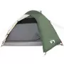 Tenda da Campeggio 4 Persone Verde 267x272x145 cm Taffetà 185T