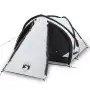 Tenda da Campeggio 2 Persone Bianca 320x140x120 cm Taffetà 185T