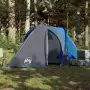 Tenda da Campeggio 2 Persone Blu 320x140x120 cm Taffetà 185T