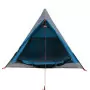 Tenda da Campeggio 2 Persone Blu 200x120x88/62 cm Taffetà 185T