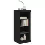 Credenza con Luci LED Nera 41x37x100 cm