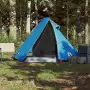 Tenda da Campeggio 2 Persone Blu 267x154x117 cm Taffetà 185T