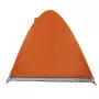 Tenda Campeggio 2Persone Grigia e Arancione 254x135x112 Taffetà