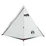 Tenda da Campeggio 2 Persone Bianca 267x154x117 cm Taffetà 185T