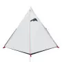 Tenda da Campeggio 2 Persone Bianca 267x154x117 cm Taffetà 185T