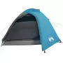 Tenda da Campeggio 4 Persone Blu 267x272x145 cm Taffetà 185T