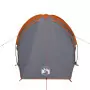 Tenda Campeggio 2Persone Grigia e Arancione 320x140x120 Taffetà