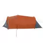 Tenda Campeggio 4Persone Grigia e Arancione 360x135x105 Taffetà