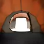 Tenda Campeggio 4Persone Grigia e Arancione 360x135x105 Taffetà