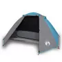 Tenda da Campeggio 2 Persone Blu 224x248x118 cm Taffetà 185T