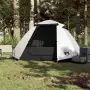 Tenda da Campeggio 2 Persone Bianca 224x248x118 cm Taffetà 185T