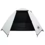 Tenda da Campeggio 2 Persone Bianca 224x248x118 cm Taffetà 185T