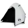 Tenda da Campeggio 2 Persone Bianca 254x135x112 cm Taffetà 185T