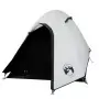 Tenda da Campeggio 2 Persone Bianca 254x135x112 cm Taffetà 185T