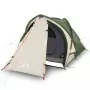 Tenda da Campeggio 2 Persone Verde 320x140x120 cm Taffetà 185T