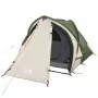 Tenda da Campeggio 2 Persone Verde 320x140x120 cm Taffetà 185T