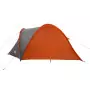 Tenda Campeggio 4Persone Grigia e Arancione 300x250x132 Taffetà