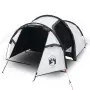 Tenda da Campeggio 3 Persone Bianca 370x185x116 cm Taffetà 190T