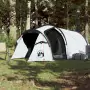 Tenda da Campeggio 3 Persone Bianca 370x185x116 cm Taffetà 190T