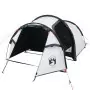 Tenda da Campeggio 3 Persone Bianca 370x185x116 cm Taffetà 190T