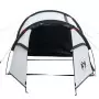 Tenda da Campeggio 3 Persone Bianca 370x185x116 cm Taffetà 190T