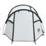 Tenda da Campeggio 3 Persone Bianca 370x185x116 cm Taffetà 190T