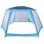 Tenda per Piscina in Tessuto 660x580x250 cm Blu