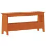 Panca da Ingresso Marrone Cera 100x28x45 cm Legno Massello Pino