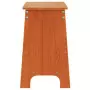 Panca da Ingresso Marrone Cera 60x28x45 cm Legno Massello Pino