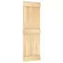 Porta Scorrevole con Set Hardware 70x210 cm Legno Massello Pino